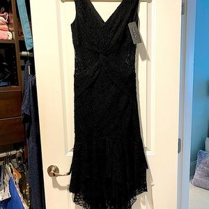 NWT Sz 4 Black Cut Out Cocktail Dress